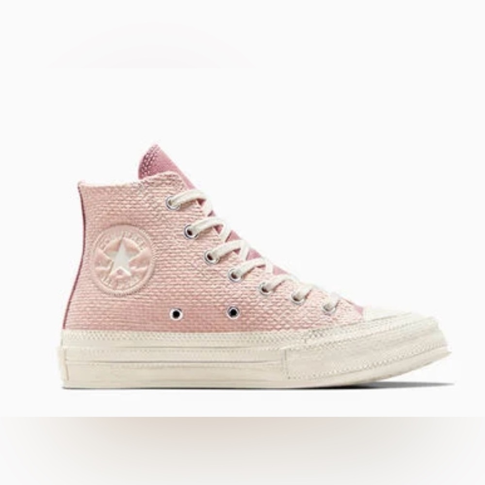 Chuck 70 Converse mixed materials high tops in pink size 10.5 women’s